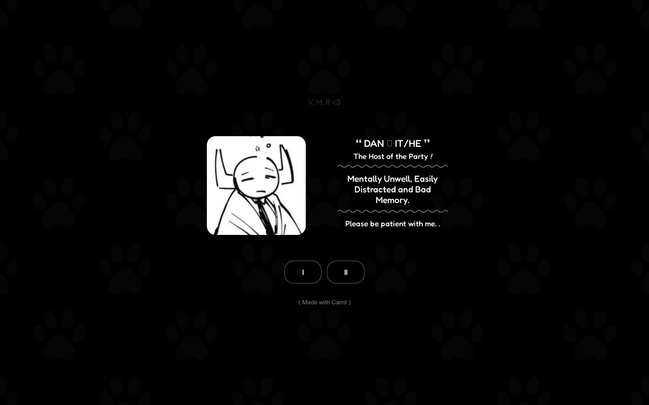 Carrd profile picture for @doghouse